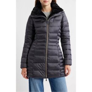 SAVE THE DUCK Charcoal Puffer Coat